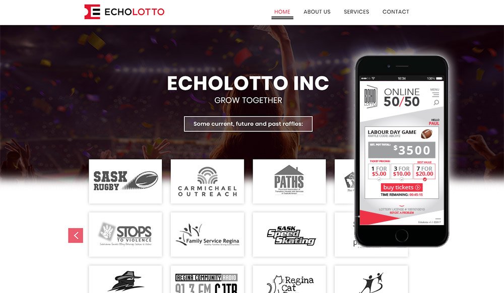 ECHOLOTTO Mobile Web App